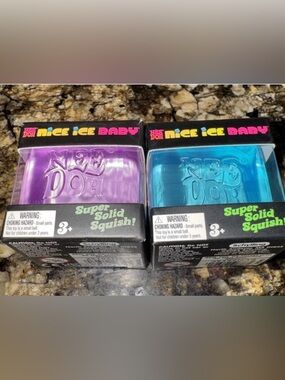 Nice Ice Baby Super Solid Squish - Purple and Blue Kids Learning Toy